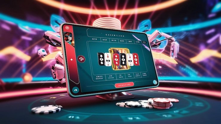 Suasana game casino virtual gaya internasional yang interaktif